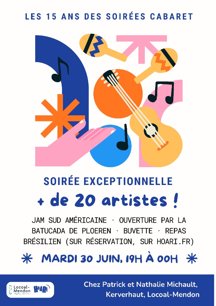 Les 15 ans des soirées cabaret — soirée exceptionnelle, mardi 30 juin 19h à minuit